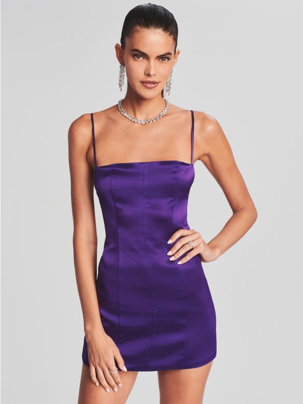 NWT Retrofête Janessa Mini Dress in Royal Purple
